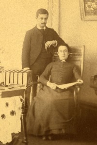 Henry and Effie Osborn at home